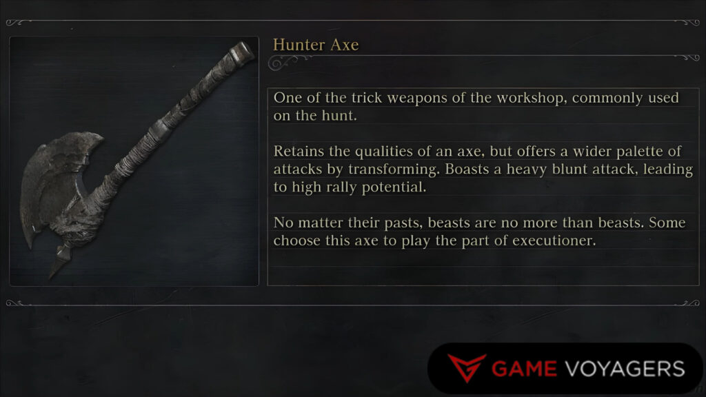 Lost Hunter Axe