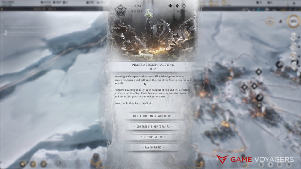 Rallies Frostpunk 2