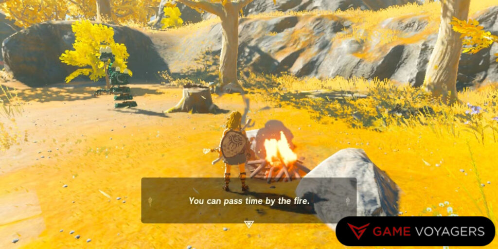 Campfire to pass time in zelda: Totk